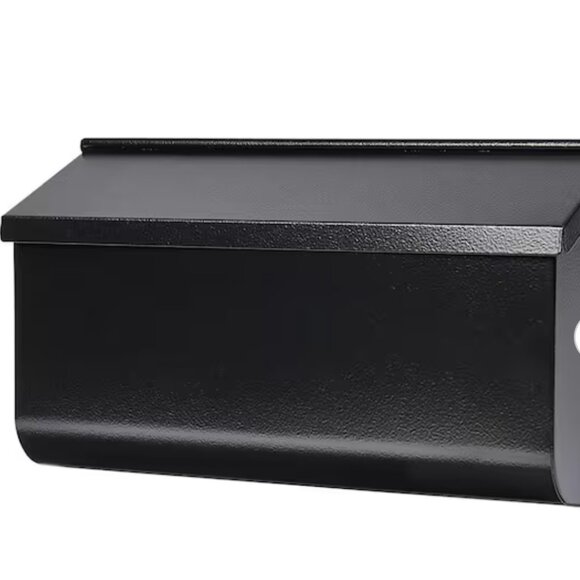 NEW! Gibraltar Woodlands Black, Medium, Steel, Wall Mount Mailbox - Picture 11 of 15